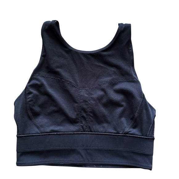 Lululemon X Barry's Stronger As One‎ Long Line Bra Black Military Sz 6 Cup C/D - Picture 15 of 16